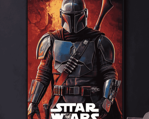 Mandalorian Sheriff Cowboy Diamond Painting