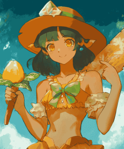 Mango Cookie Anime Diamond Painting