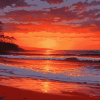 Manly Sunrise Diamond Painting