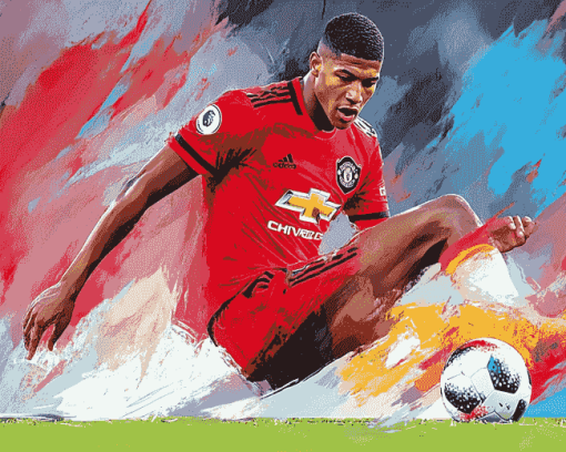 Marcus Rashford Sporting Legend Diamond Painting