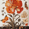 Maria Sibylla Merian Botanical Blossoms Diamond Painting