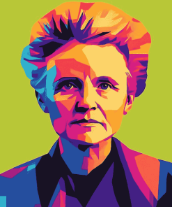 Marie Curie Pop Art Diamond Painting