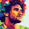 Marouane Fellaini Football Icon Diamond Painting