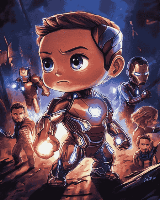 Marvel Avengers Baby Heroes Diamond Painting