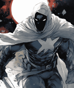 Marvel Moon Knight Superhero Diamond Painting