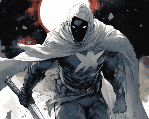 Marvel Moon Knight Superhero Diamond Painting