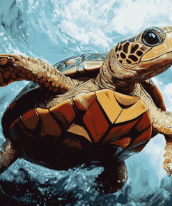 Maryland Terrapin Football Diamond Painting