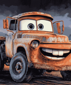 Mater Cars Animation Diamond Painting