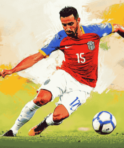 Mauricio Isla Soccer Star Diamond Painting