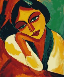 Max Pechstein Woman Abstract Diamond Painting