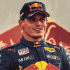 Max Verstappen Racing Legend Diamond Painting