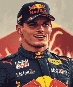 Max Verstappen Racing Legend Diamond Painting