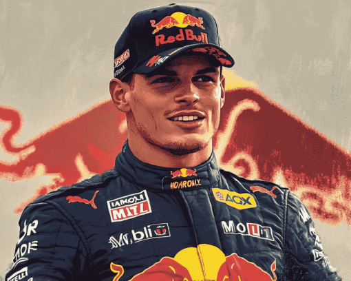 Max Verstappen Racing Legend Diamond Painting