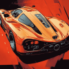 McLaren F1 Racing Car Diamond Painting