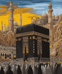 Mecca Black Kaaba Diamond Painting