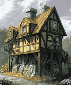 Medieval Inn Adventure Diamond Painting