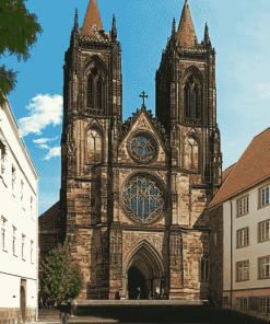 Meissen Cathedral Architecture Diamond Painting