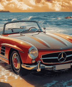 Mercedes SL 300 Classic Diamond Painting