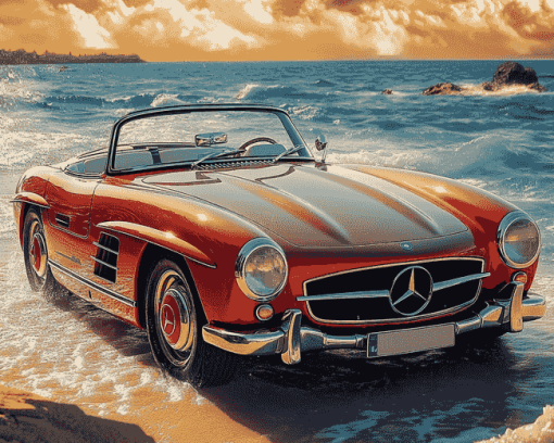 Mercedes SL 300 Classic Diamond Painting