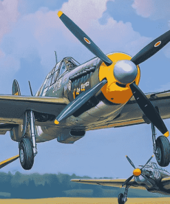 Messerschmitt Bf 109 Aircraft Diamond Painting