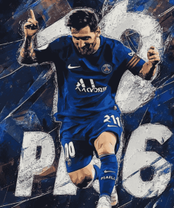 Messi PSG Legend Diamond Painting