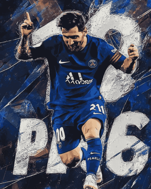 Messi PSG Legend Diamond Painting