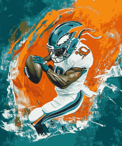 Miami Dolphins Sports Theme Diamond Painting