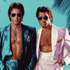 Miami Vice Movie Scene Diamond Painting