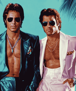 Miami Vice Movie Scene Diamond Painting