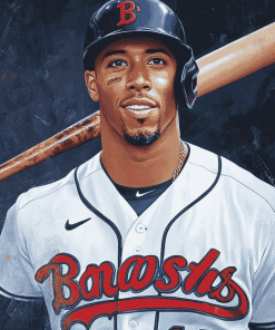 Michael Brantley Baseball Legend Diamond Painting