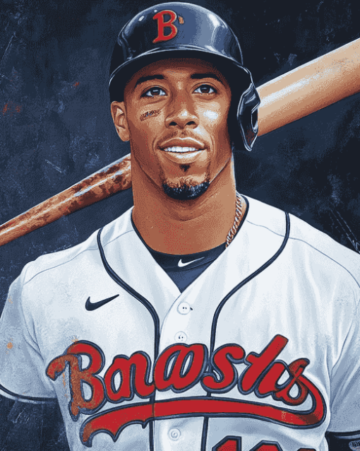 Michael Brantley Baseball Legend Diamond Painting