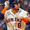 Michael Brantley Houston Astros Diamond Painting