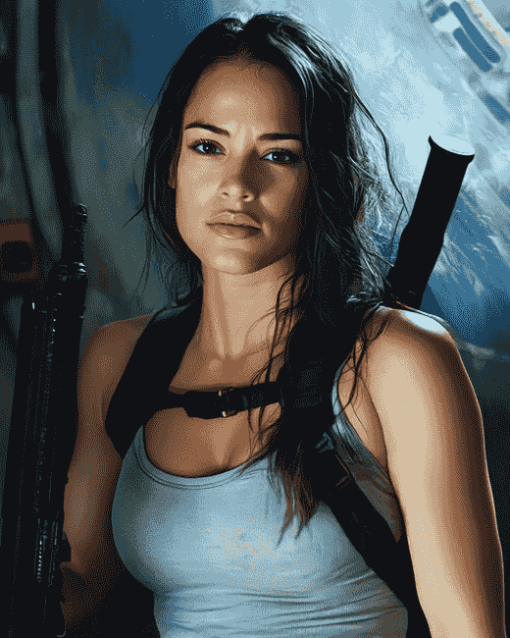 Michelle Rodriguez Fast and Furious Diamond Painting