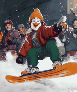 Mighty Ducks Cartoon Diamond Painting