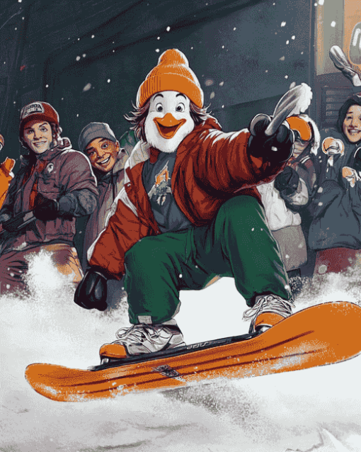 Mighty Ducks Cartoon Diamond Painting