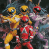 Mighty Morphin Power Rangers Animation Diamond Painting