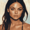 Mila Kunis Glamour Diamond Painting