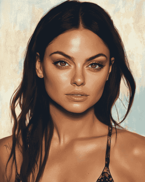 Mila Kunis Glamour Diamond Painting