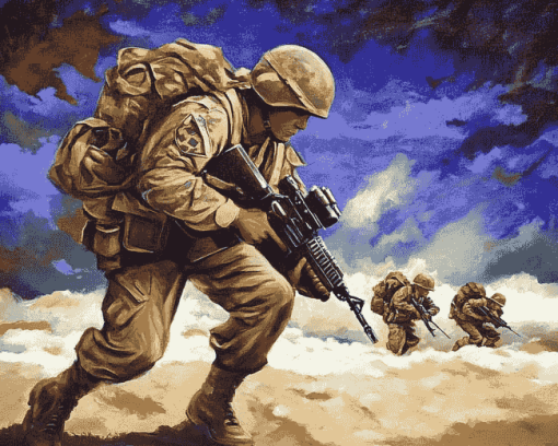 Military Tribute Diamond Painting