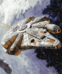 Millennium Falcon Starship Diamond Painting