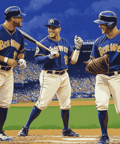 Milwaukee Brewers Baseballers Diamond Painting