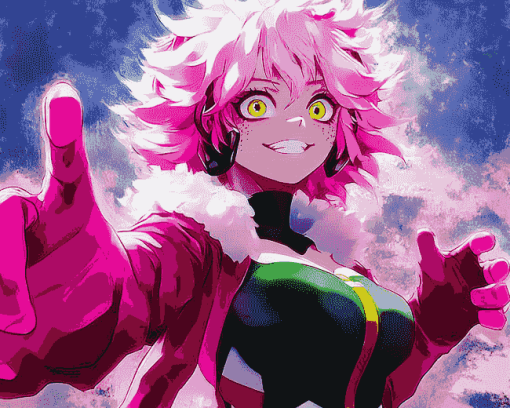 Mina Ashido My Hero Academia Diamond Painting