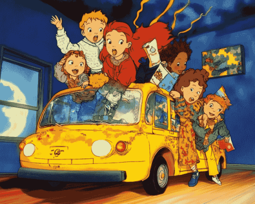 Miss Frizzle Animated Series Diamond Painting