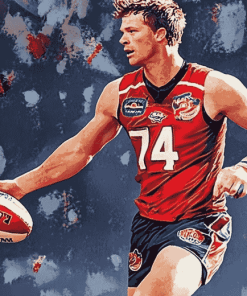 Mitch Hannan Sports Icon Diamond Painting