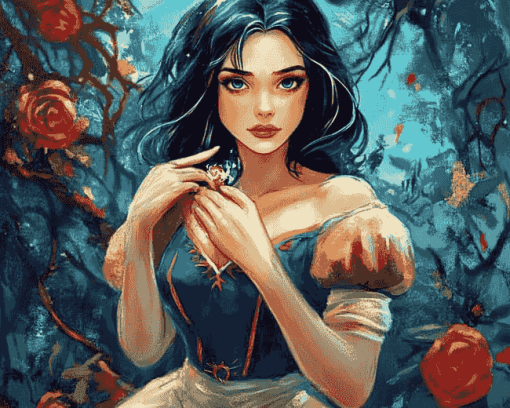 Modern Snow White Fantasy Diamond Painting