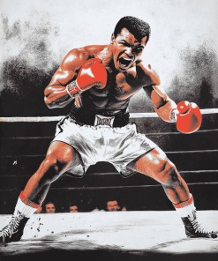 Mohammed Ali Boxing Legend Diamond Painting