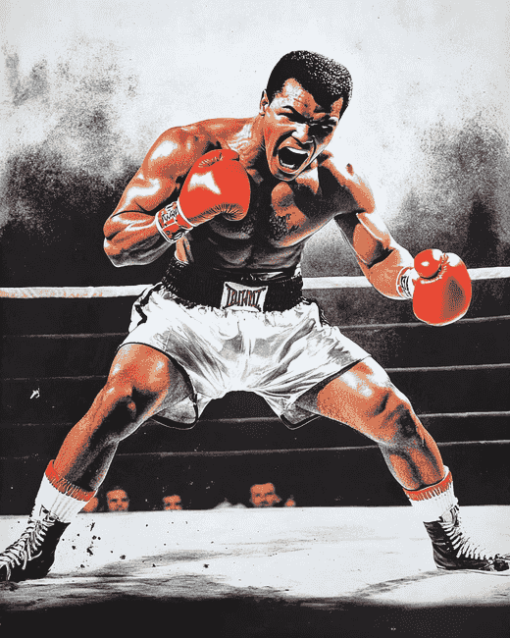 Mohammed Ali Boxing Legend Diamond Painting