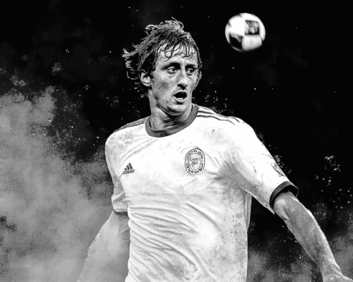 Monochrome Johan Cruyff Diamond Painting