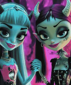 Monster High Cartoon Diamond Painting