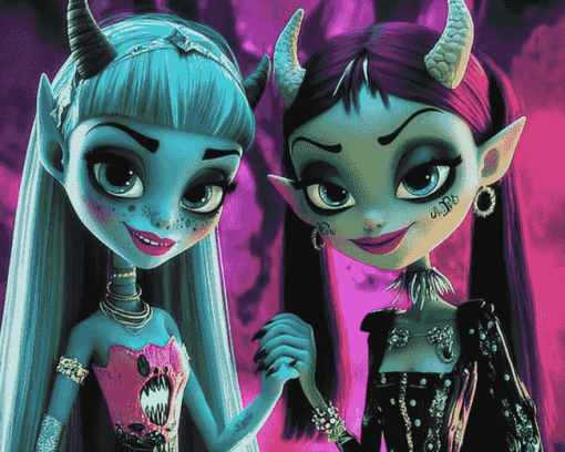 Monster High Cartoon Diamond Painting